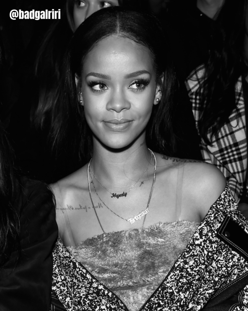 Rihanna with thea jewellery