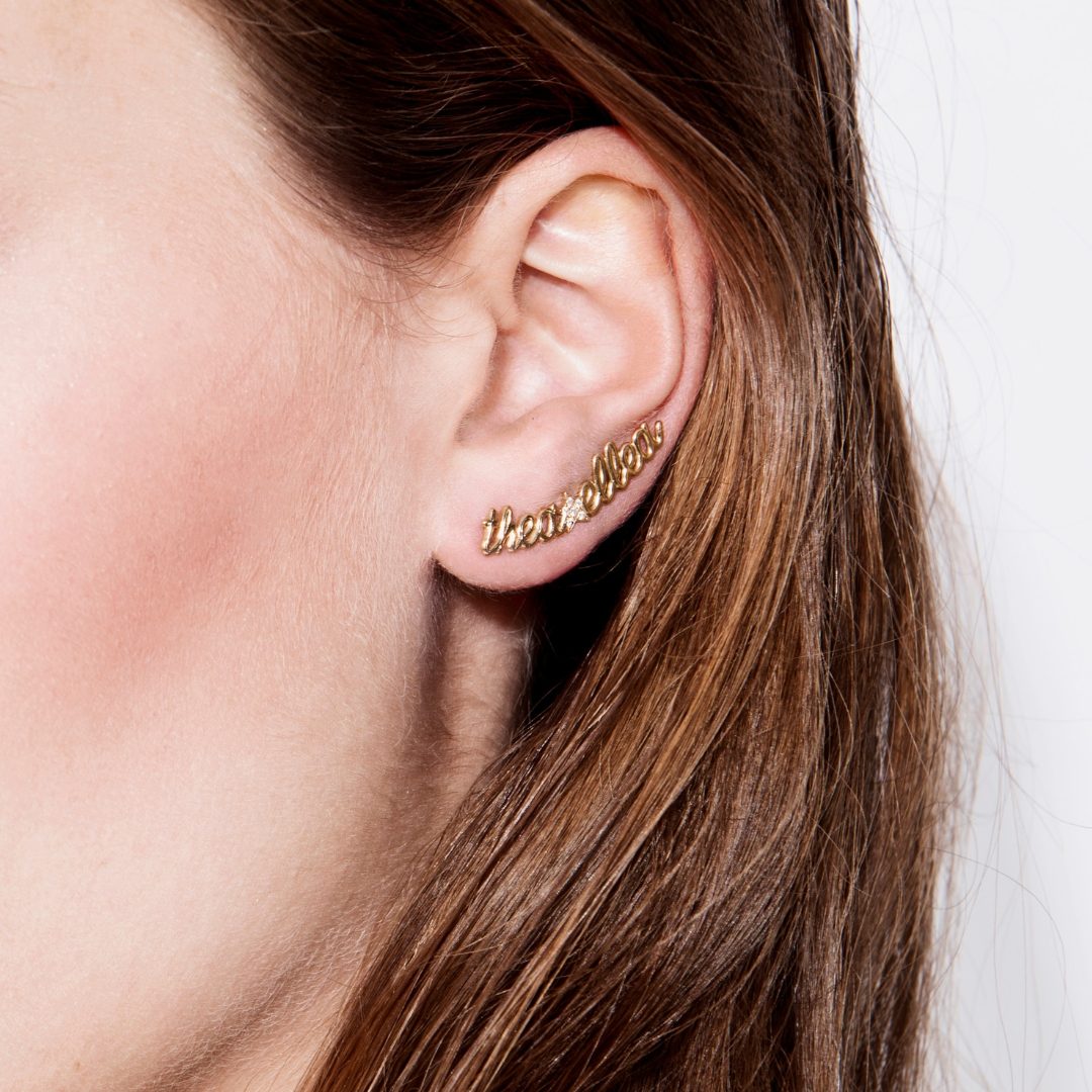 boucle d'oreille personnalisé, boucle d'oreille personnalisable, boucle d'oreille sur mesure, bijou sur mesure, thea jewelry